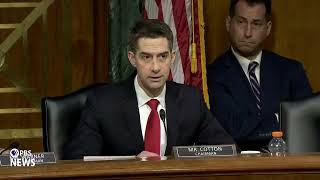 WATCH: Sen. Cotton gives closing remarks at Gabbard confirmation hearing