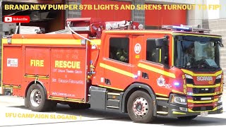 *FIRST CATCH* FRV // Pumper 87B (Dandenong) - Code 1 Turnout | FIP Full Call, Dandenong