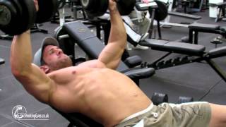 Bodybuilder Aiden Strawbridge training at Atlas Fitness Gym