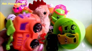 Surprise Eggs Wildlife Toys | Learn Wild Animals & Animal Sounds Kids Nursery Rhymes