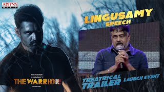 Director Lingusamy Speech | The Warriorr Theatrical Trailer Launch LIVE | Ram Pothineni