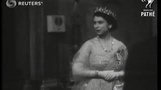 ROYAL: Royalty dine at Lancaster House during the Festival of London (1951)