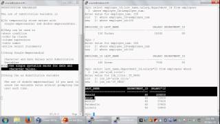 2.7 Substitution variables
