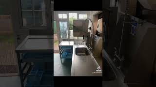 Hobart Ecomax Commercial hood passthrough dishwasher installation