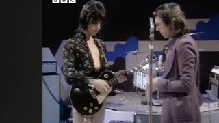 Jeff Beck's Gibson Oxblood Les Paul Guitar - 1974 BBC archive