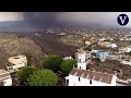 La secuencia completa de un vuelo en dron sobre Todoque