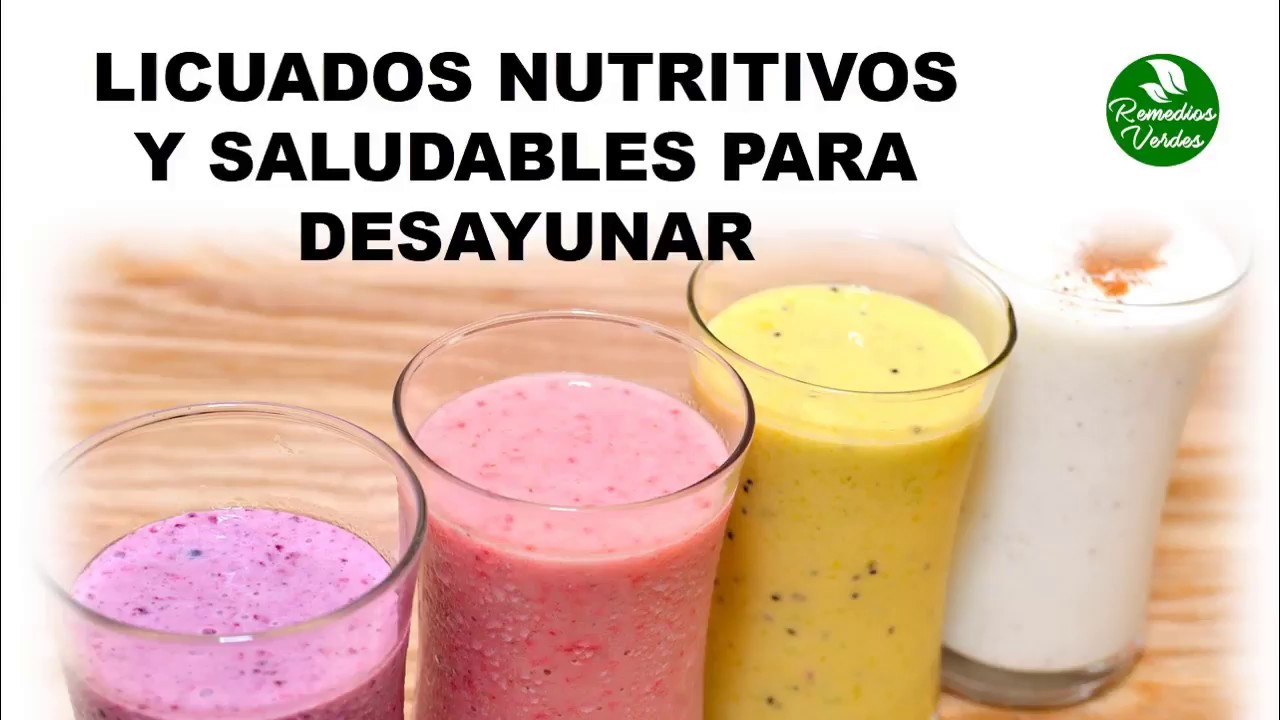 Arriba 43+ Imagen Licuados Y Jugos Nutritivos Para El Desayuno ...