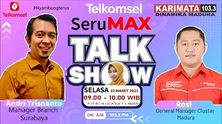 Talkshow Dinamika Madura bersama Telkomsel dengan tema “Telkomsel SeruMAX”