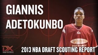 Giannis Antetokounmpo (Giannis Adetokunbo) 2013 NBA Draft Scouting Report Video