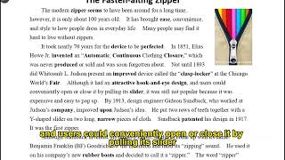 Reading Weekly Issue 316 The Fasten-aiting Zipper