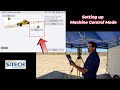 Siteworks Setting up machine control mode SPS930
