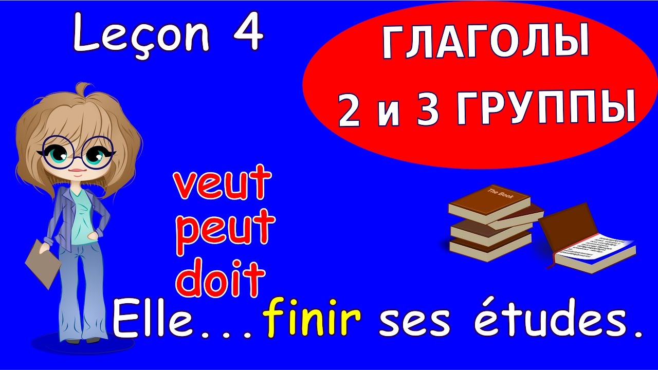 Урок 4 французского языка. Finir спряжение французский.
