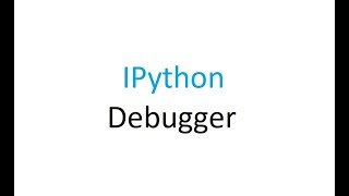 Ipython Debugger(ipdb) for api testing.