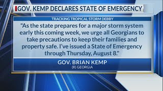 Gov. Kemp issues State of Emergency ahead of storm