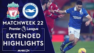 Liverpool v. Brighton | PREMIER LEAGUE HIGHLIGHTS | 2/3/2021 | NBC Sports