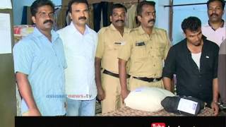 Excise caught 5 KG Ganja trafficking via KSRTC Bus