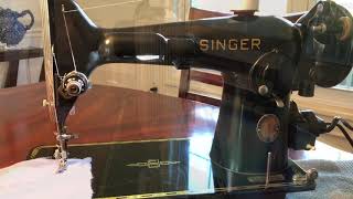 1951 Singer Sewing Machine Model 201-2 for EBay listing