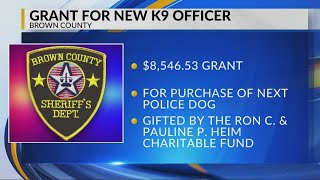 Grant for new K9