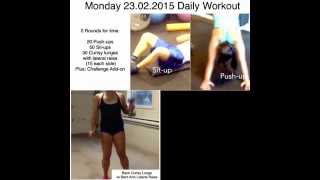 Monday 23.02.2015 Daily Workout