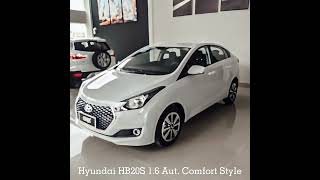 Hyundai HB20S 1.6 Aut. Comfort Style - Branco Polar - 2019/2019 - 10.600 Km - VENDIDO