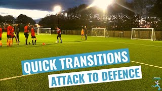 Transition arrival activity - soccer drill