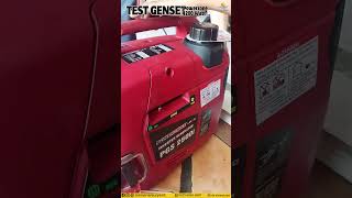 Test Genset Silent 1000 Watt POWERZONE PGS2500iS Portable Generator 1200 Watt Silent