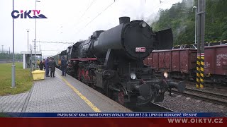 Pardubický kraj: Parní expres vyrazil podruhé z D. Lipky do Moravské Třebové