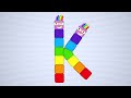 numberblocks snakes but they are alphabet lore a z