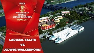 Larissa/Talita (BRA) v Ludwig/Walkenhorst (GER) - FIVB Beach Volley World Champs