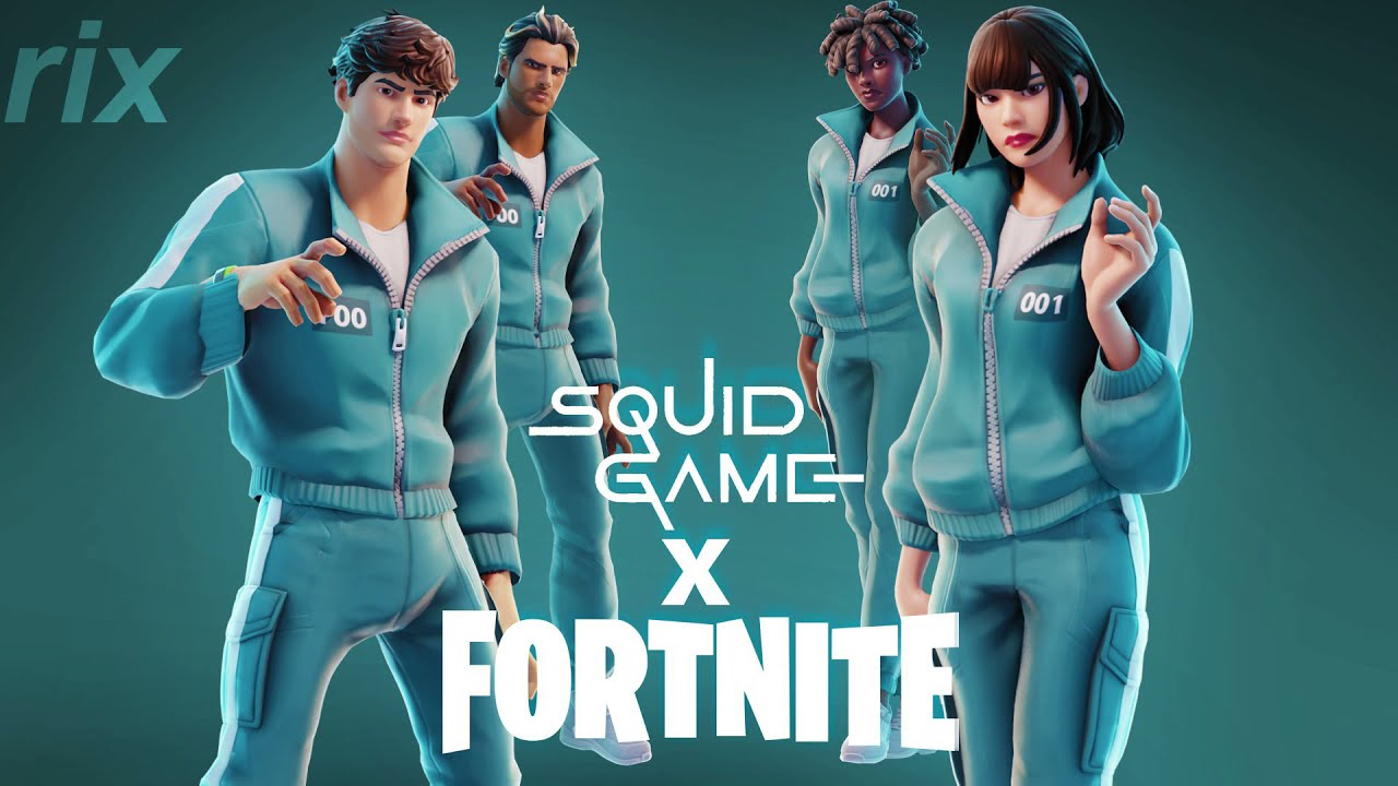 Fortnite X Squid Game Skins - YouTube