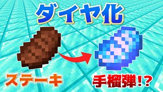 マイクラなのに 食べ物だけでエンドラ討伐!?【赤髪のとも:あかがみん】ダイヤフードMOD2