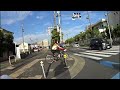 【自転車車載・夕方】足立区島根〜竹の塚センター通り〜環七北通り〜旧日光街道〜島根 環七通り 〜梅島一丁目交差点〜梅島1丁目付近 2022 08 23