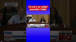 Matt Taibbi of Twitter Files spars with Democratic lawmakers in fiery hearing #shorts