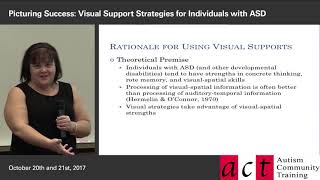 Visual Support Strategies for Individuals with ASD - Session 1: Part 1 - Overview