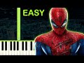 THE AMAZING SPIDER-MAN - EASY Piano Tutorial