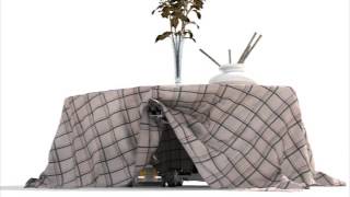 3dsmax IK rig & cloth.