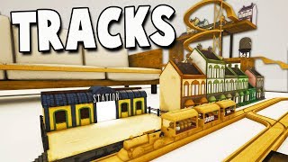 AMAZING TRAIN TRACKS!  Stunt Train Returns! Tracks New Update Gameplay - Passenger Cars!
