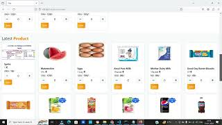 Online Grocery Shop Project using Python Django