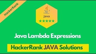 HackerRank Java Lambda Expressions problem solution in Java | Java Solutions | Programmingoneonone
