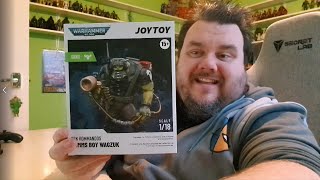 Ork Kommandos Comms Boy Wagzuk Warhammer 40K JoyToy Action Figure Review