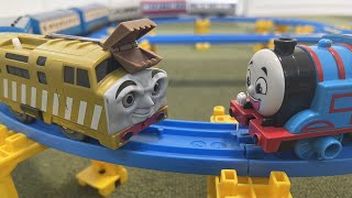 ディーゼル10の罠！トーマスとなかまたちは無事にゴールできるかな？　Thomas\u0026Friends