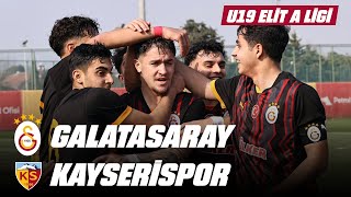 🔴 Galatasaray - B. Kayserispor (U19 Elit A Ligi 23.Hafta) (1 Şubat 2025)