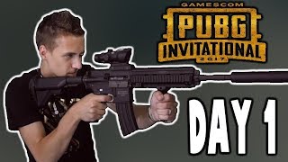 PUBG GAMESCOM INVITATIONAL 2017 - BEST OF DAY 1