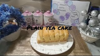 plain tea cake without oven