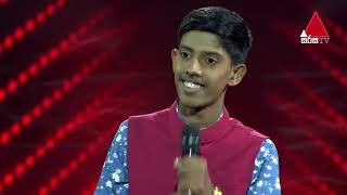 Jayath Manela   Dasa Nilupul Thema දෑස නිලුපුල් තෙමා   Blind Auditions   The Voice Teens Sri Lanka