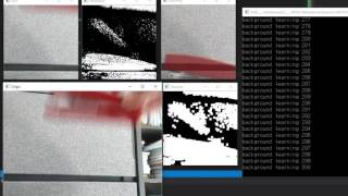 OpenCV Background subtraction sample code