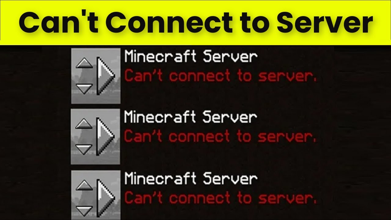 Minecraft Can T Connect To Server 2022 Fix Youtube