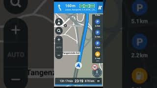 Choose your route view → 2D, 3D or North