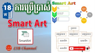 #18_Smart Art ការប្រើប្រាស់ Smart Art #Word_2013