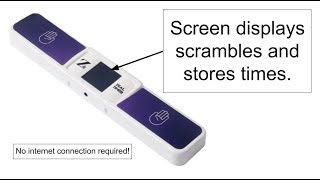 Zeal Timer unboxing | displays scrambles on screen.